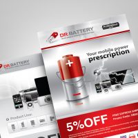 Battery Company Flyer Design