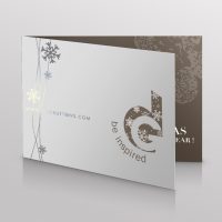 button Company Christmas Card Design and Printing