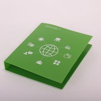 Insurance Company PP Plastic Ring Binder Design and Printing