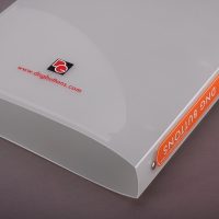 button Company PP Plastic Ring Binder Design and Printing