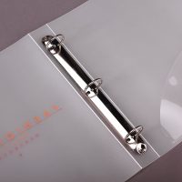 button Company PP Plastic Ring Binder Design and Printing