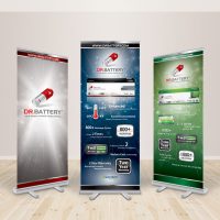 Battery Company Roll Up Banner Design and Printing