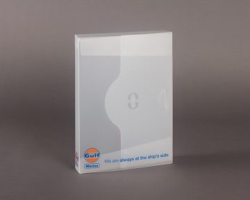 Oil Company PP Plastic Box File Design and Printing