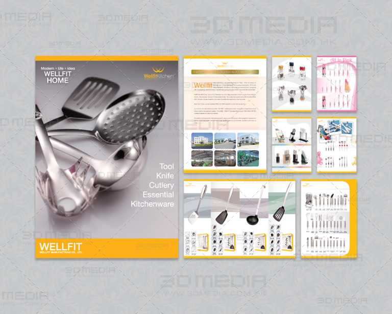 廚具公司型錄設計及印刷 Kitchenware Company Catalogue Design and Printing