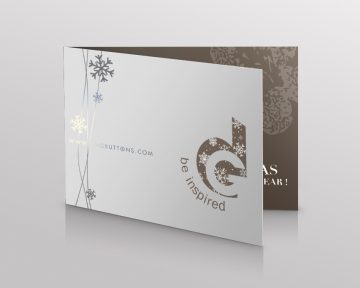 鈕扣公司的聖誕咭設計及印刷 button Company Christmas Card Design and Printing